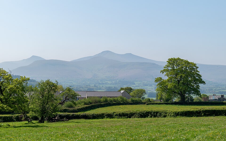 Mountain scenery in Bannau Brycheiniog National Park